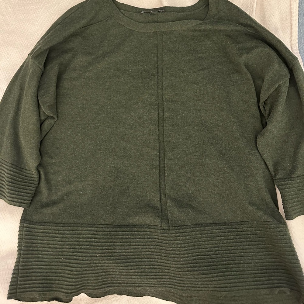 Cyrus Green Women's Sweater 3/4 length Sleeves Size 2X